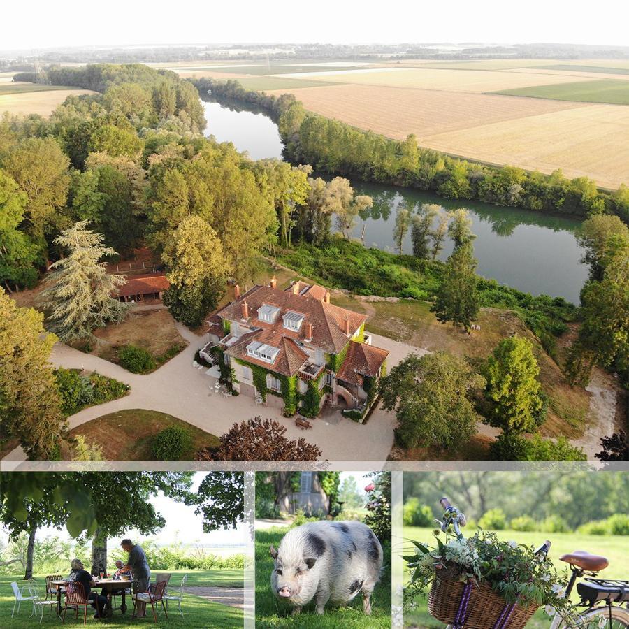 Le Relais Du Doubs En Bourgogne Bed and Breakfast Ciel Buitenkant foto